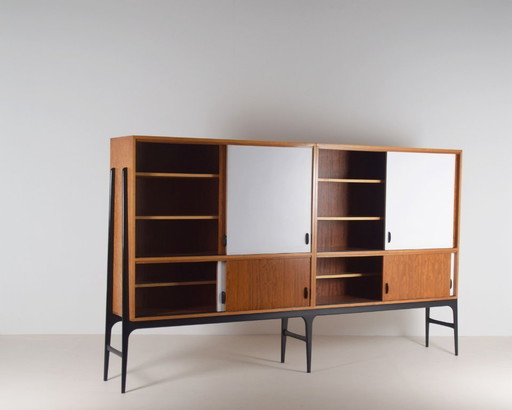 Highboard, entworfen von Alfred Hendrickx für Belform, 1950er Jahre