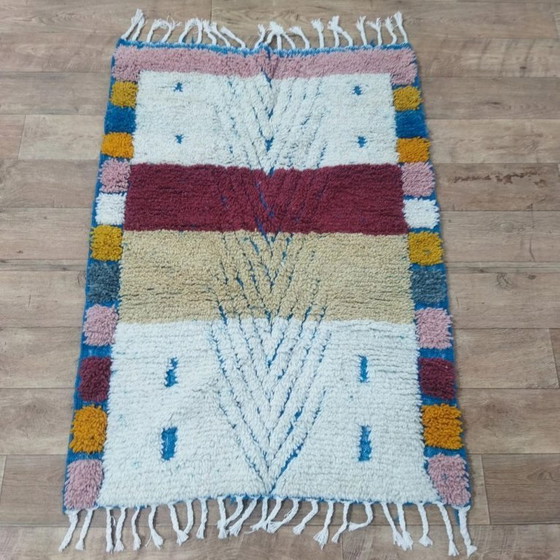 Image 1 of Elegant Berberkleed – Handgemaakt van natuurlijke wol (140 × 100 cm)