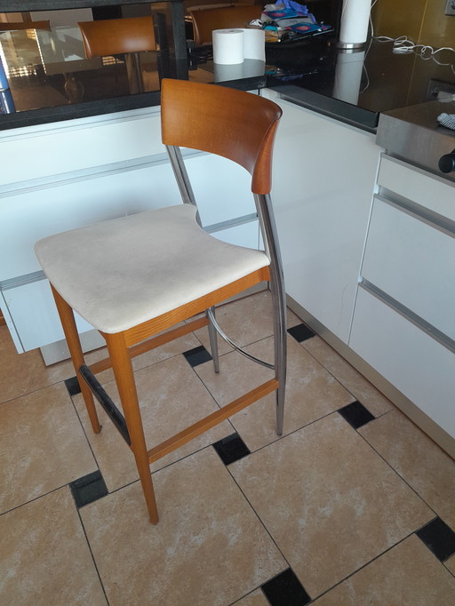 3 sgabelli da bar Roche Bobois