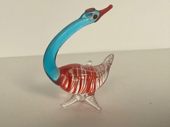 Image 1 of Murano glazen miniatuur vogeltje