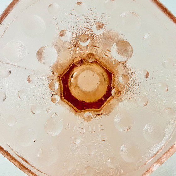 Image 1 of Art-Deco-Vase Scailmont, rosafarbenes Glas, 1930er Jahre