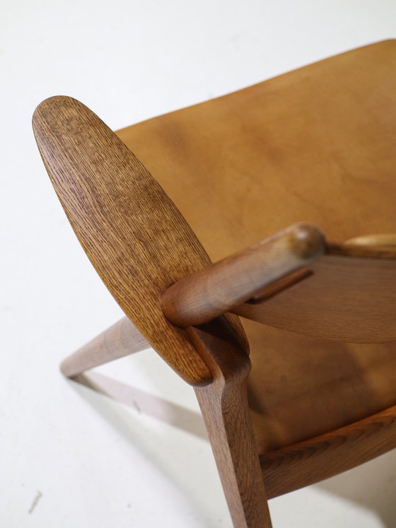Image 1 of CH28 Sawbuck Sessel, Eiche, Hans J. Wegner, 1950er Jahre, Dänemark