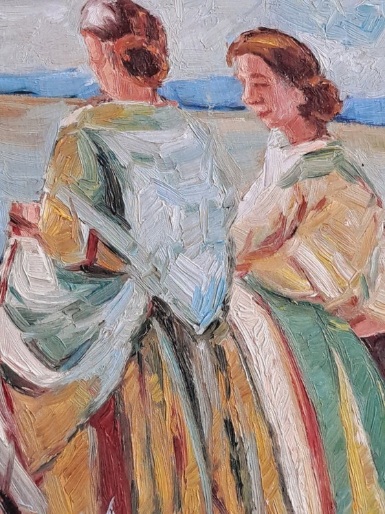 Impressionist oil painting of a seascape – Paintings & Drawings, Mdf (photo 3 of 9)