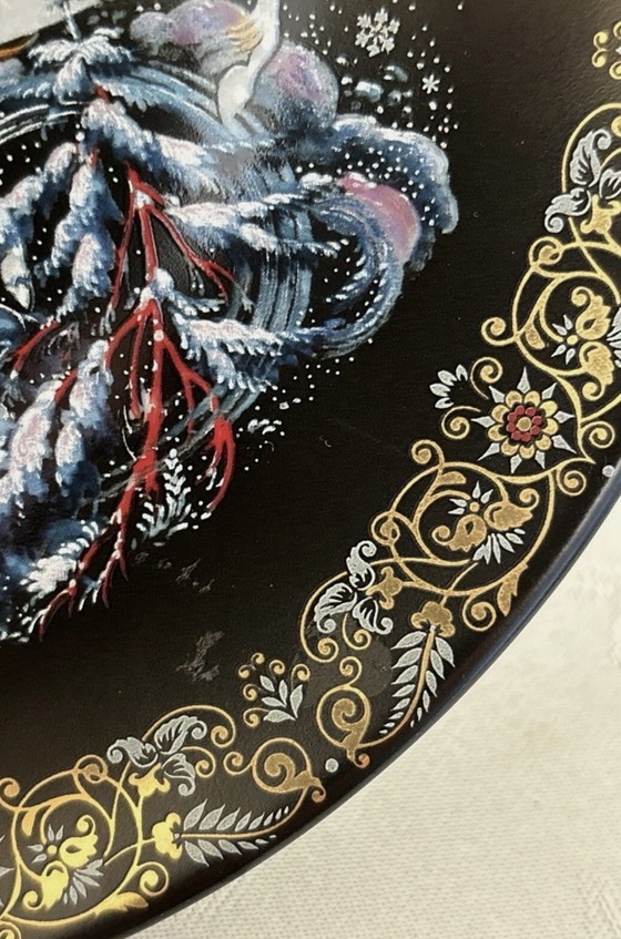 Image 1 of ❄️ “El cuento de hadas de Papá Noel” | Bylinny Farfor | Oleg Vladimirovich | Palej | Edición limitada