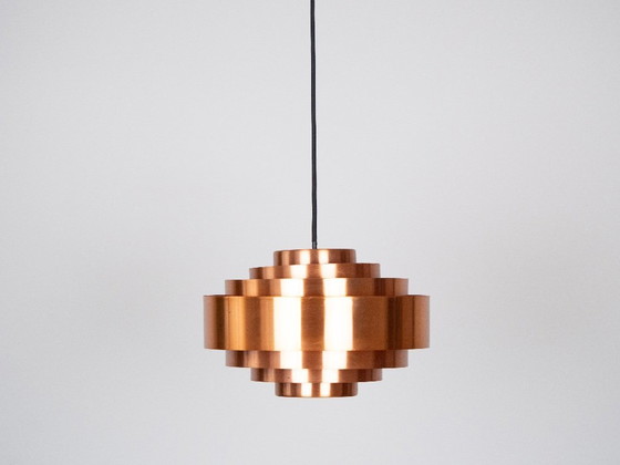 Image 1 of Pair of 2 Danish vintage pendant lamps Ultra by Jo Hammerborg, Fog og Morup, 1960s