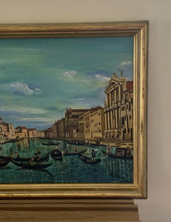 Venecia - El Gran Canal - B. Shaw 1969 – Pinturas y dibujos, Wood (photo 6 of 14)
