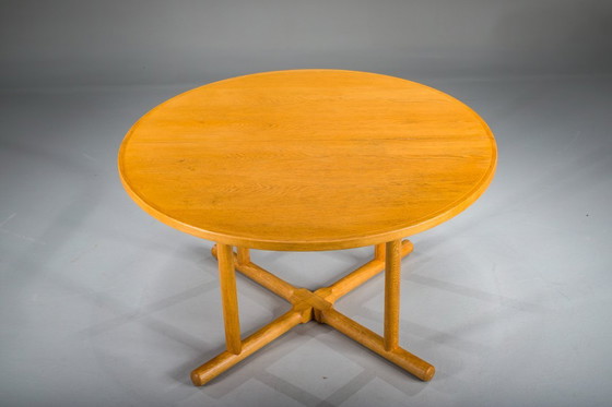 Image 1 of Danish Extendable Oak Dining Table by Kurt Østervig for Jason Møbler, 1950s