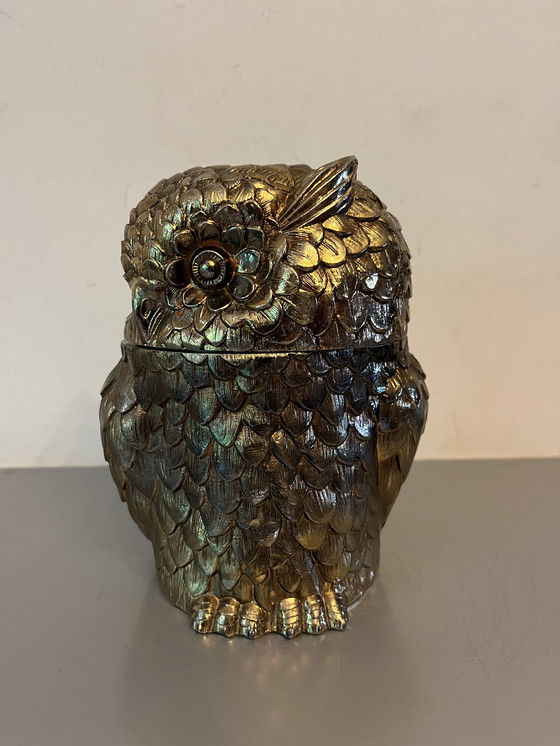 Image 1 of Vintage Italian ice bucket Mauro Manetti 'Owl'