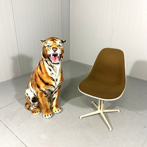 Grande tigre in ceramica, Italia, anni '70