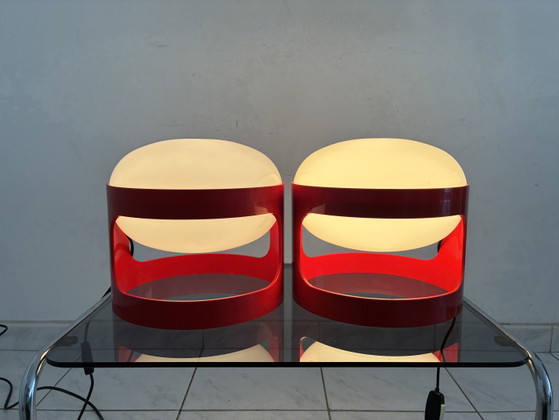 Set Vintage KD28 Joe Colombo Lampade da tavolo Kartell Prezzo Set – Plastic (photo 2 of 14)