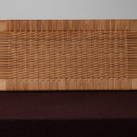 Canapé-lit modèle GE258 en chêne et rotin, conçu par Hans J. Wegner pour Getama, Danemark, 1954 – Banquettes (photo 9 of 19)