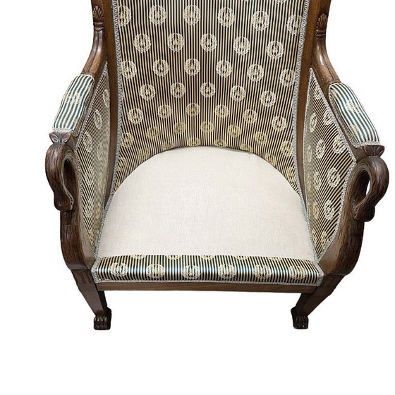 Image 1 of Bergère Impero francese con colli di cigno, circa 1810