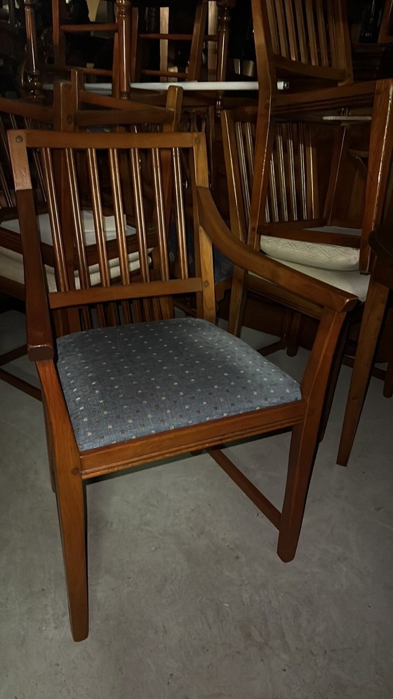 Image 1 of 4 Schuitema Jugendstil Eetkamer Armstoelen 