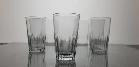 7 bicchieri da vino / Vodka 1930 – Bicchieri e caraffe, Crystal, Glass, Art Deco (photo 3 of 7)