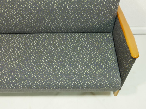 Image 1 of Vintage bank uit de jaren 60, mid-century bank, originele bekleding, Duitsland