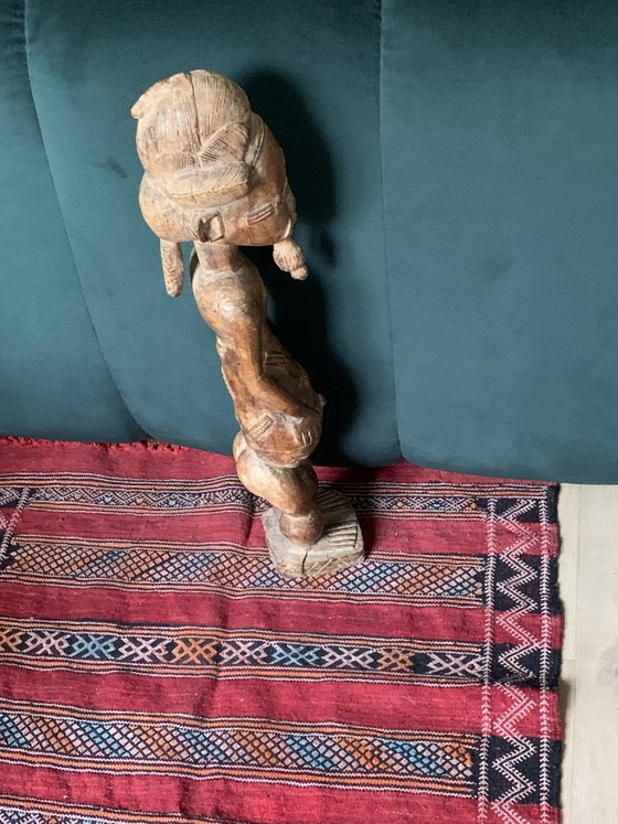 Collezione personale: grande statua dell'antenato Baoulé da 63 cm, scultura antica in legno – Sculture, Wood (photo 8 of 15)