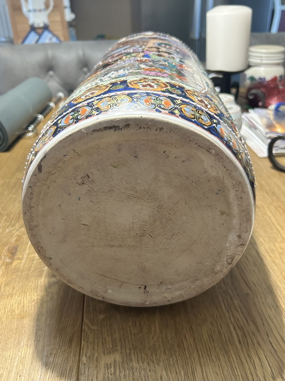 Image 1 of Japanese Satsuma umbrella stand 46x21 centimeters