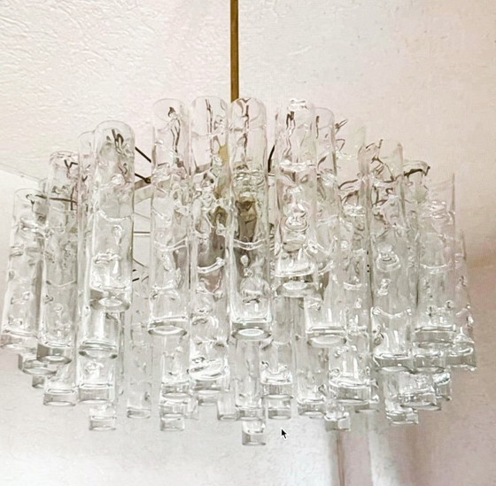 Image 1 of Lampadario/plafoniera di grandi dimensioni di metà secolo di Doria, Germania, anni '60