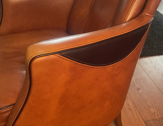 Image 1 of Sessel Agora Low Leder Tabak /1004