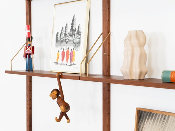Teak Modular Shelving Unit, Danish Design, 1960s, Made in Denmark – Wood (photo 7 of 21)