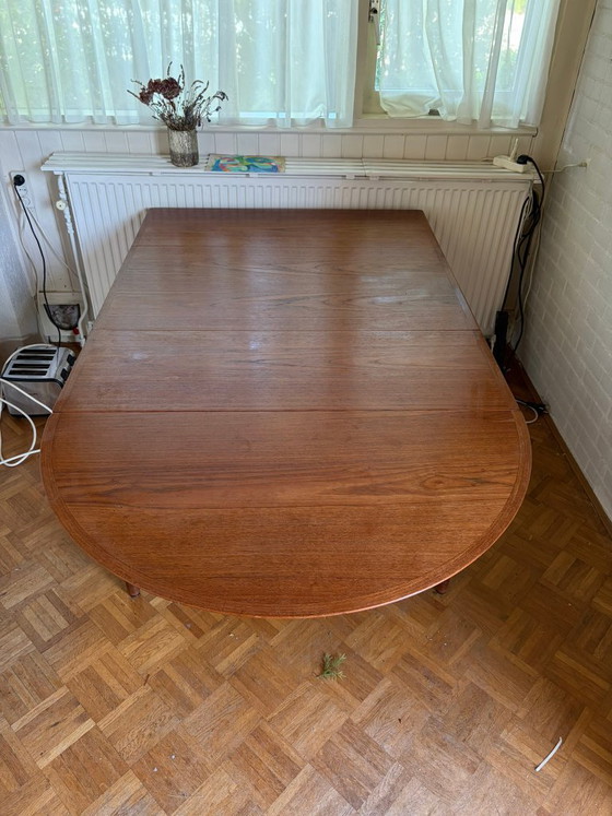 Teak Dining Table - Extendable - Vintage Danish Design Sixties – Sibast, Wood (photo 5 of 7)