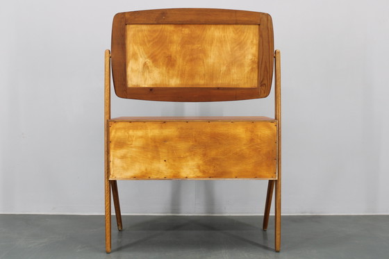 Image 1 of 1960s Danish Teak Cabinet with Mirror