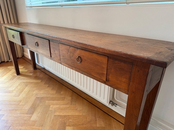 Image 1 of rustic side table