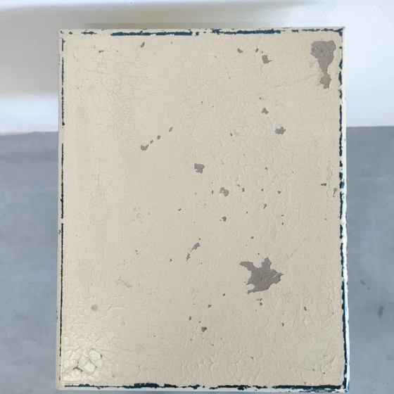 Image 1 of Stunning antique patinated hallway cabinet/side table with drawers