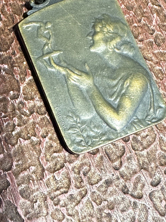 Image 1 of Set di medaglie vintage del ciclocross belga – Le Soir “Cross du Soir” 1924-1947 – 10 pezzi