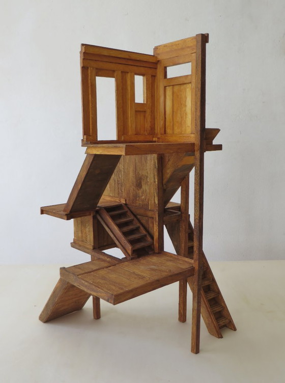 Eric van Solm - ´Die Existenz´ – Beeldhouwkunst, Wood (photo 7 of 10)