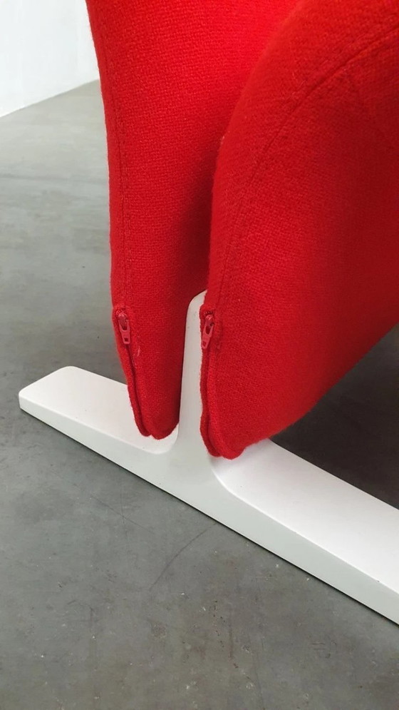 Image 1 of Artifort Pierre Paulin concorde kwekkie rood retro