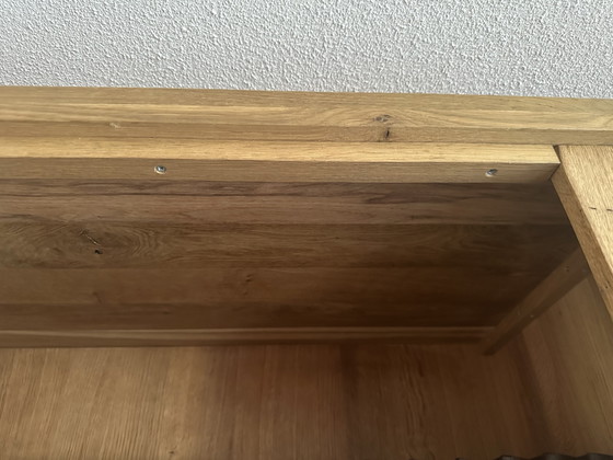Image 1 of Bookcase with 2 drawers 222x90x45 cm