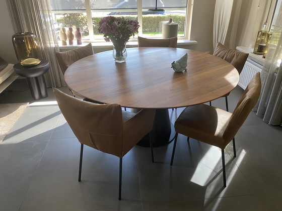 Image 1 of 6x Label Van den Berg eetkamerstoelen