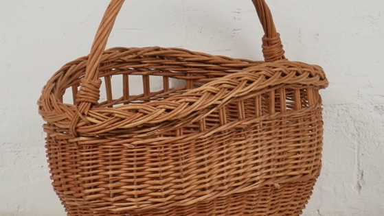 Antique decorative wicker basket (c.1930) #2 – Decorative Objects (photo 3 of 9)