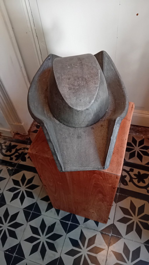 Aluminium hoedenmal voor een cowboyhoed
