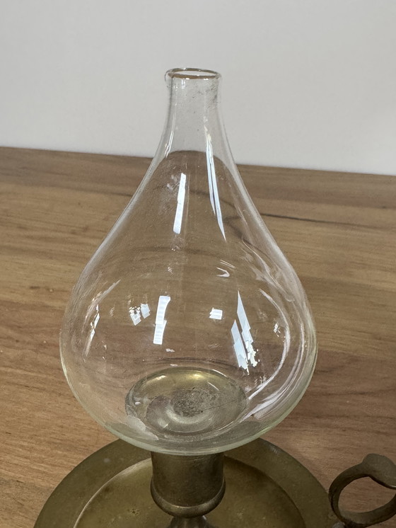 Image 1 of Brass oil lamp