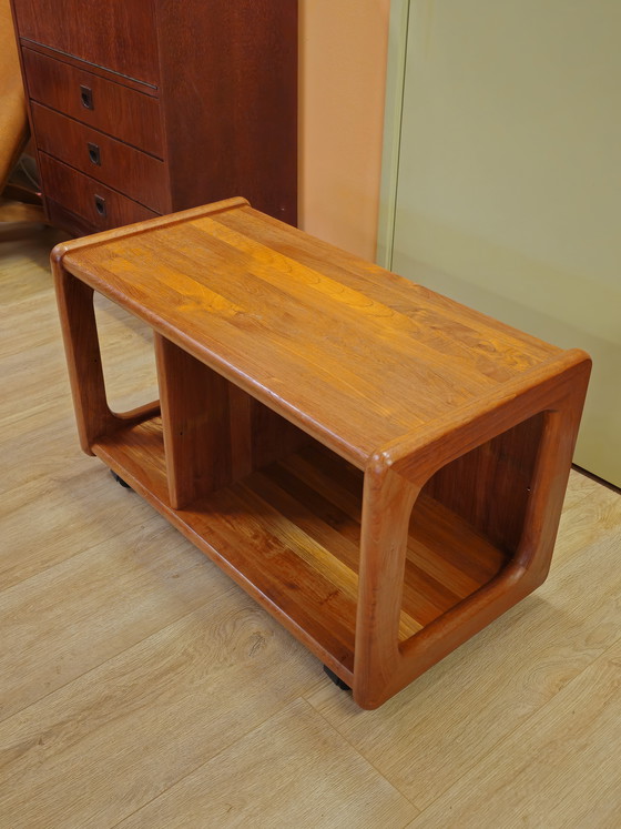 Image 1 of Vintage Dyrlund Teak Deens Audiomeubel / Platenspeler Kastje LP