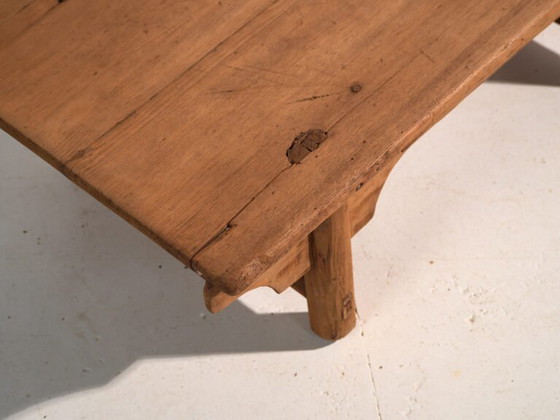 Antieke lage tafel van grenenhout – China, circa 1890 – Salontafels (photo 28 of 40)