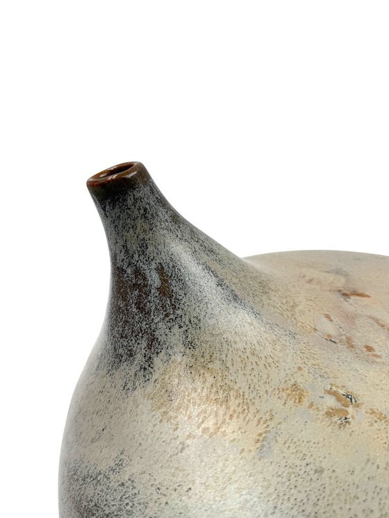 Image 1 of Vase en gres organique moderne du milieu du siècle, Franco Bucci Italie vers 1970