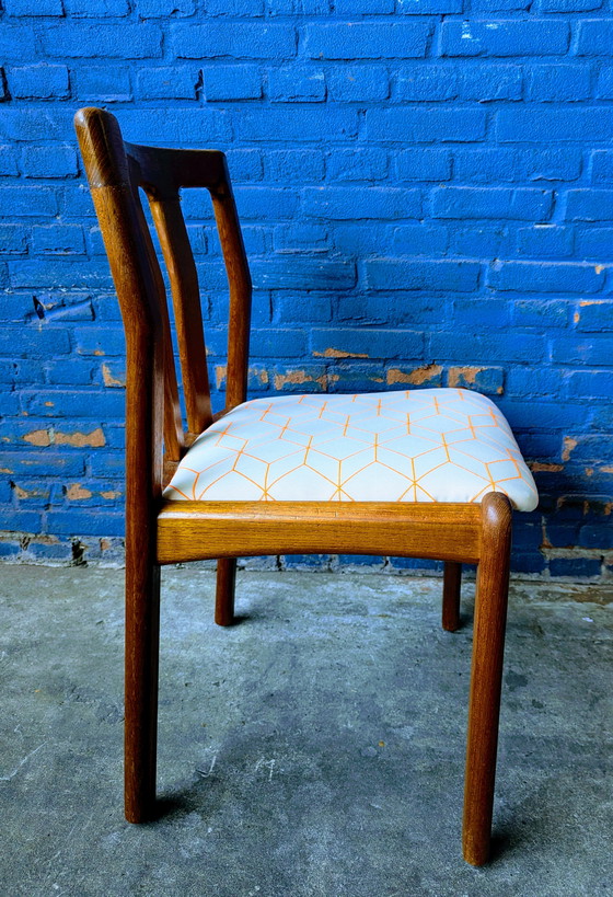 Image 1 of Dyrlund vintage teak chairs - Denmark
