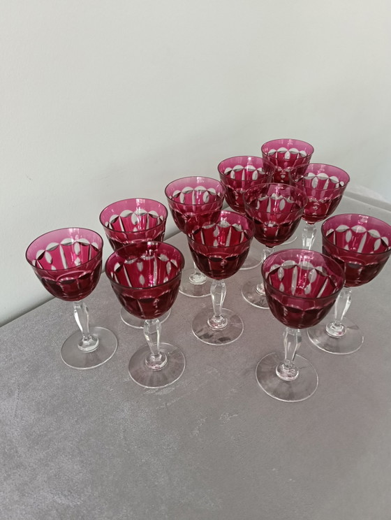 Bicchieri in cristallo di Boemia cut-to-clear – Boheems, Bicchieri e caraffe (photo 3 of 8)