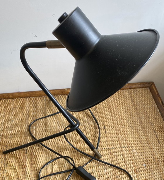 Vintage 1970 Black Cocotte Lamp – Table lamps, Metal (photo 4 of 14)