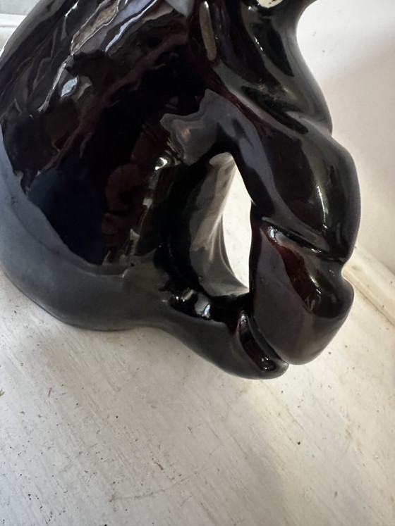 Sculptural Vallauris Pitcher in Glazed Ceramic, 1960s – Glass & Decanter, Vintage (photo 14 of 15)