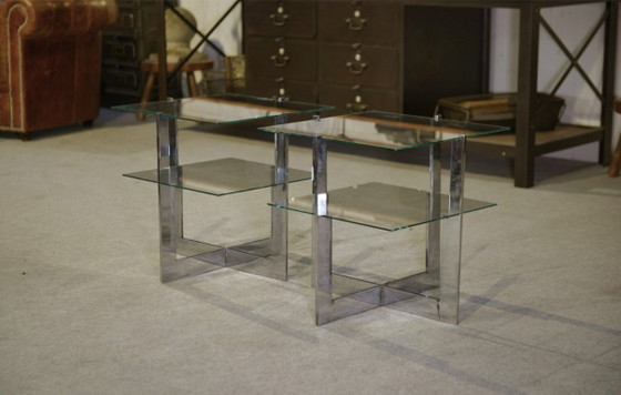 Image 1 of Pair of 1950s design coffee tables