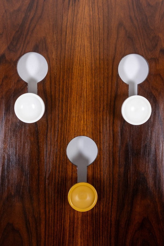 Image 1 of Carlo di Carli. Garderobenständer aus Palisanderfurnier. 1960er Jahre.