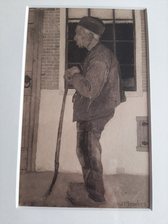 Jan Mankes Heliograbado, Título Douwe – Arte, Glass, Paper (photo 4 of 7)
