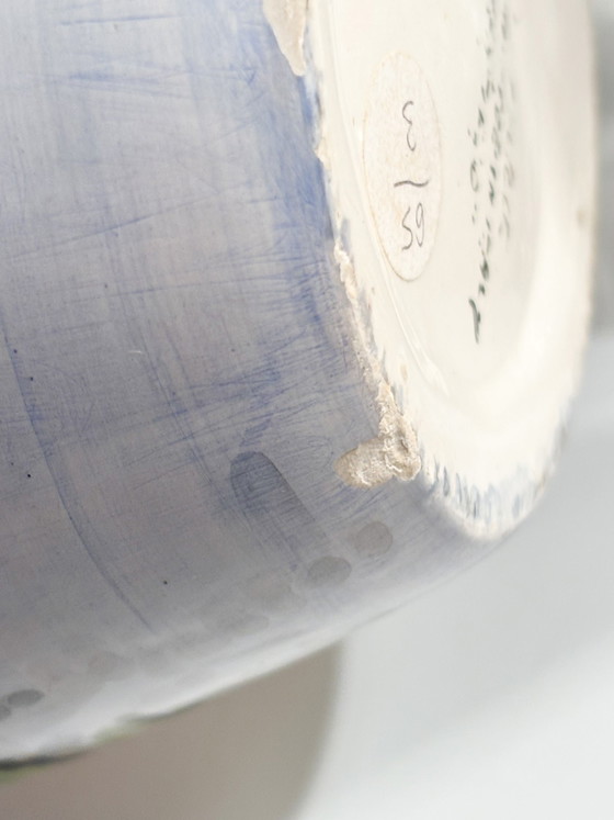 Paire de vases en céramique Castelli peints à la main, années 1950 – Ceramic (photo 13 of 13)