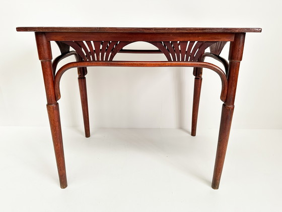 Image 1 of Vintage Authentique Table Thonet No 8121 | Table Bentwood