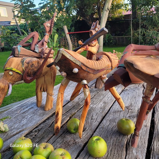 Image 1 of Obra de arte en madera - Criaturas de barco