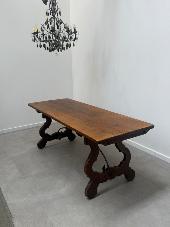 18th Century Solid Oak Dining Table (photo 3 of 9)